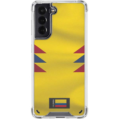 Colombia Soccer Flag Galaxy S21 5G Clear Case